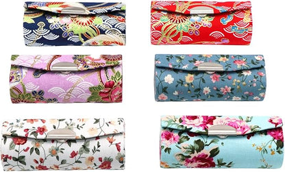 Outman PACK of 6 Floral Lipstick Case Holder Storage