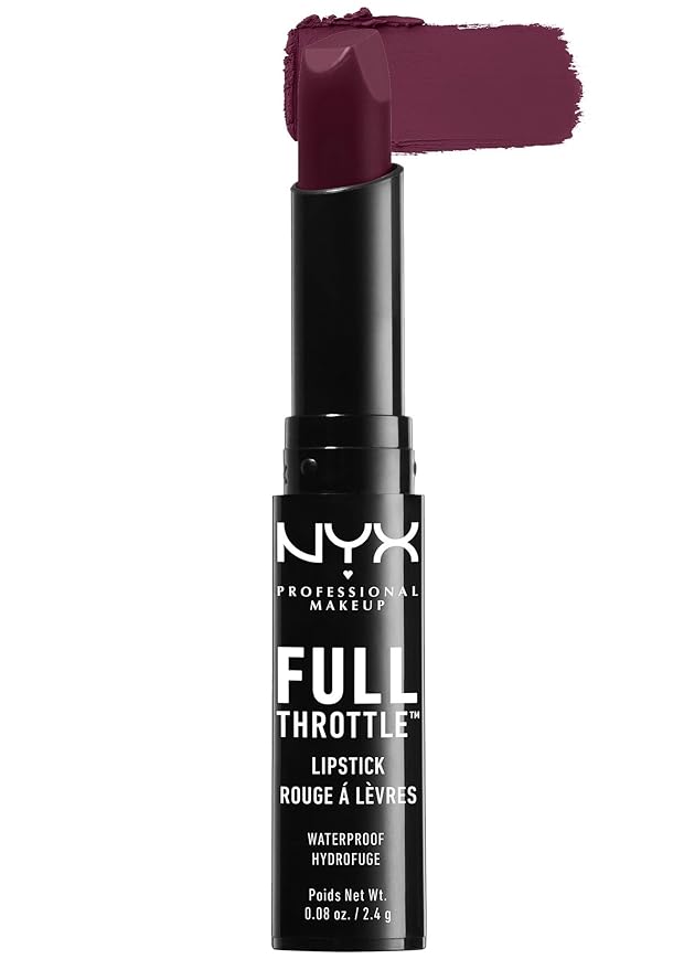 NYX Nyx cosmetics full throttle lipstick night crawler night