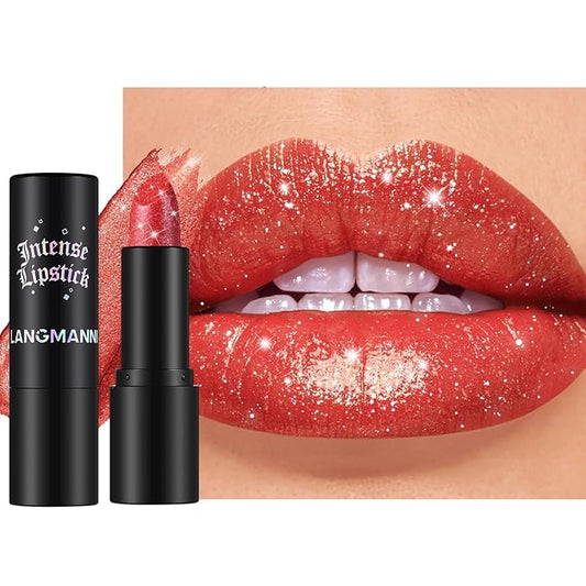 Jolilab Sparkling Lipstick Lip Gloss Long Lasting Waterproof Lipstick