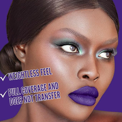 Mynena Long-Lasting Matte Liquid Lipstick | Intense Color, Smudge-Proof & Waterproof | Comfortable, Hydrating Shea Butter | Vegan & Cruelty-Free | Violet