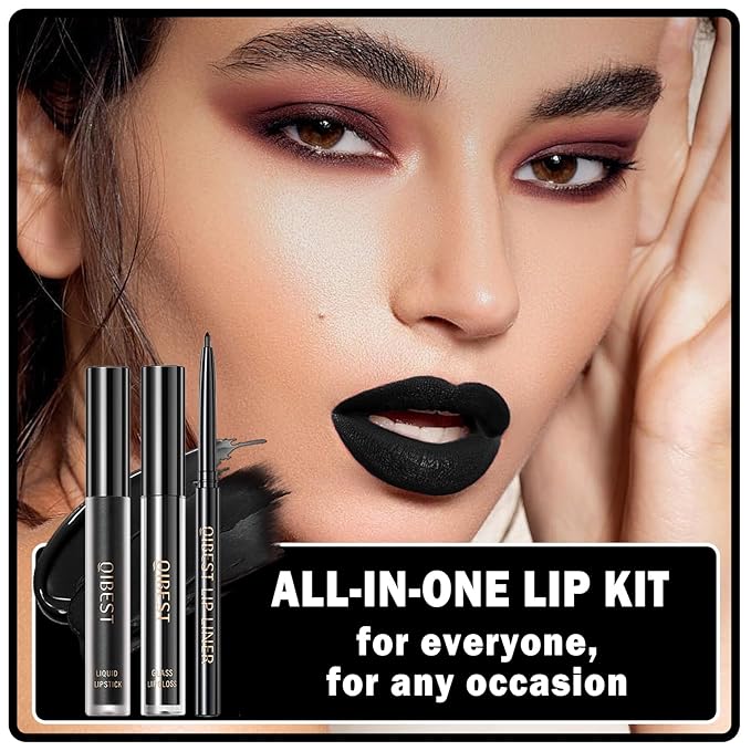 3 in 1 Black Lip Liner Pencil lipgloss