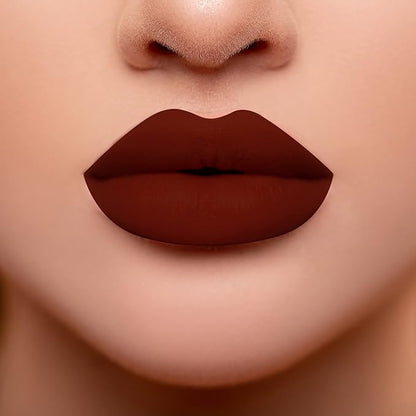 Klara Cosmetics Kiss Proof Lipstick 14 Chocolate Temptation Long