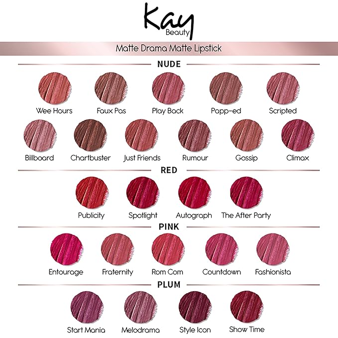 Kay Beauty Matteinee Matte Lip Crayon Lipstick - oz