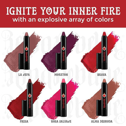 REINA REBELDE Brava Bold Lip Color Stick High High