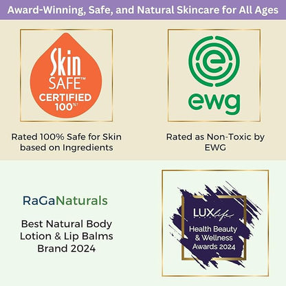 RaGaNaturals Lavender Shea Butter Hand and Body Lotion, 16 Fl Oz - Moisturizing, Plant-Based, Vegan, with Argan, Avocado Oil & Vitamin E