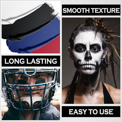 Eye Black Stick Red Face Body Paint Football