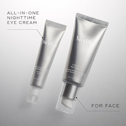 Medik8 Crystal Retinal Ceramide Eye 6 - Gentle Vitamin A Eye Cream - Reduces Appearance of Wrinkles - Perfect for Sensitive Skin - 0.5 oz