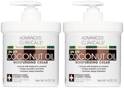 Advanced Clinicals Coconut Body Lotion Moisturizing