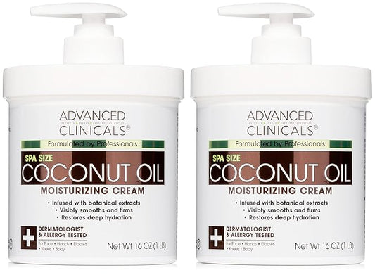Advanced Clinicals Coconut Body Lotion Moisturizing