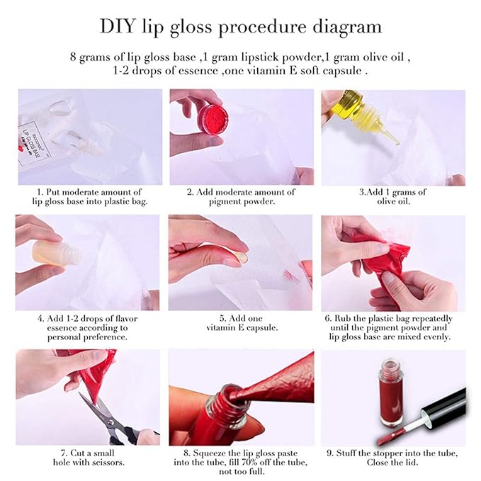 Transparent Lip Gloss ，Moisturize Lip Gloss Base, Lip Gloss