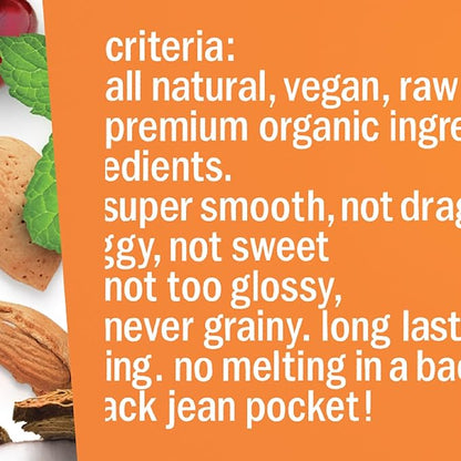 Hurraw! Almond, Coconut, Licorice Lip Balms, Palm
