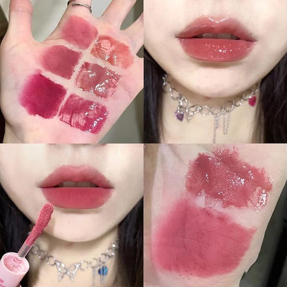 6 Colors 2 in 1 Double-end Lip Gloss Gloss