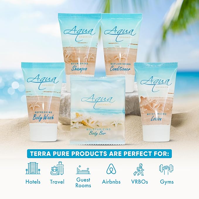 | Aqua Organics Hotel Soaps and 1oz