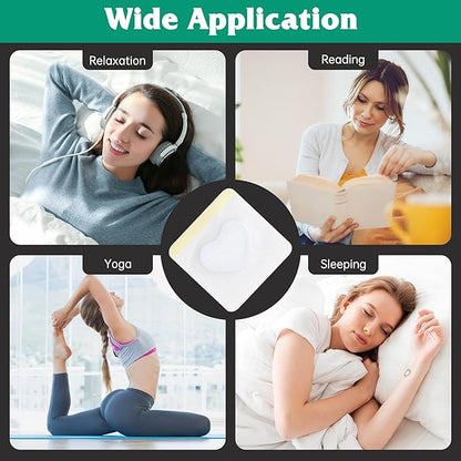 10Pcs Castor Oil Pack Wrap in Belly Button for Liver Detox, Highly Absorbent Self-Adhesive Castor Oil Wrap Organic Cotton, Anti-Seepage(Oil Not Included)