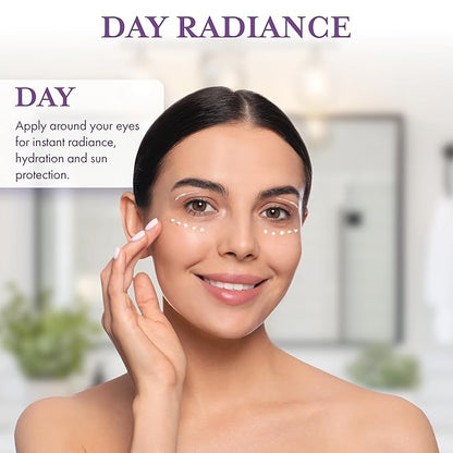 DERMAdoctor DD Eye Dermatologist Formulated Defining Radiance Boosting Caffeine Eye Cream with SPF 30; Eye Cream for Dark Circles, Puffy Eyes Treatment, Brightening and Smoothing - 0.5 oz