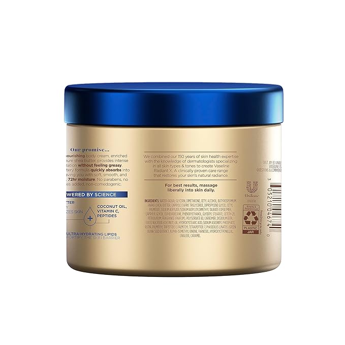 Vaseline Radiant X Deep Nourishment Body