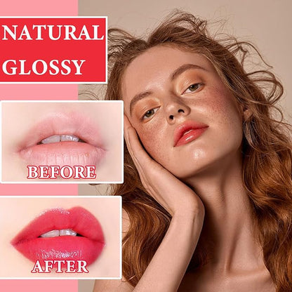 2Pcs Lip Tint Stain Set,Lip Stain Long Lasting Long