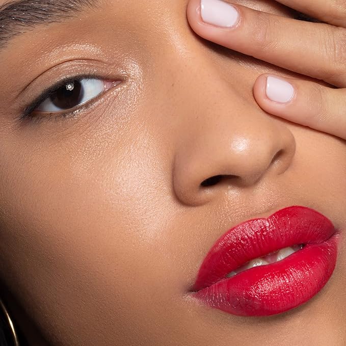 ILIA - Color Block Lipstick | Non-Toxic, Vegan, Cruelty-Free, Hydrating + Long Lasting, No Budge Color with Full Coverage (True (Red Real Red With Cool Undertones), 0.14 oz | 4 g)