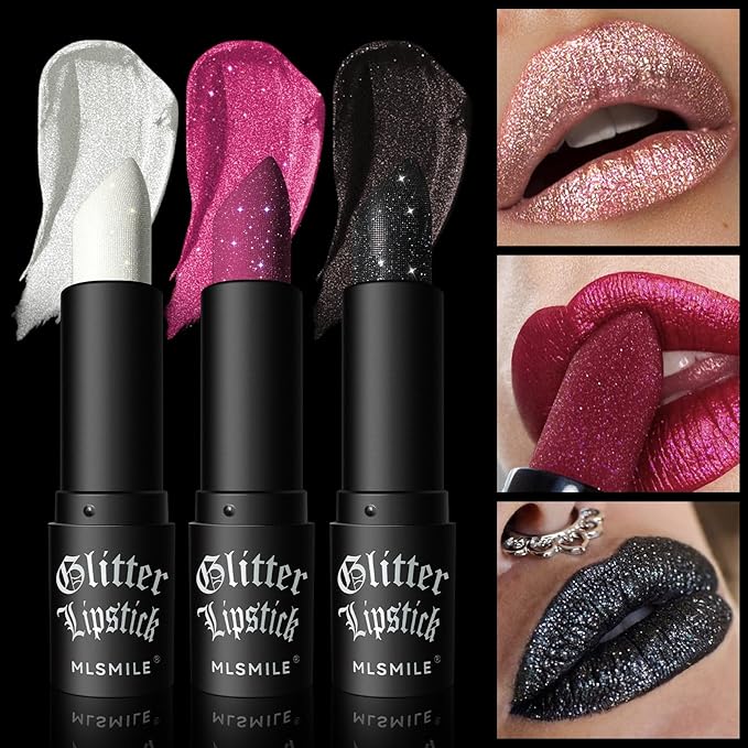 Diamond Lipstick Lip Gloss Long Lasting Waterproof Glitter Gloss