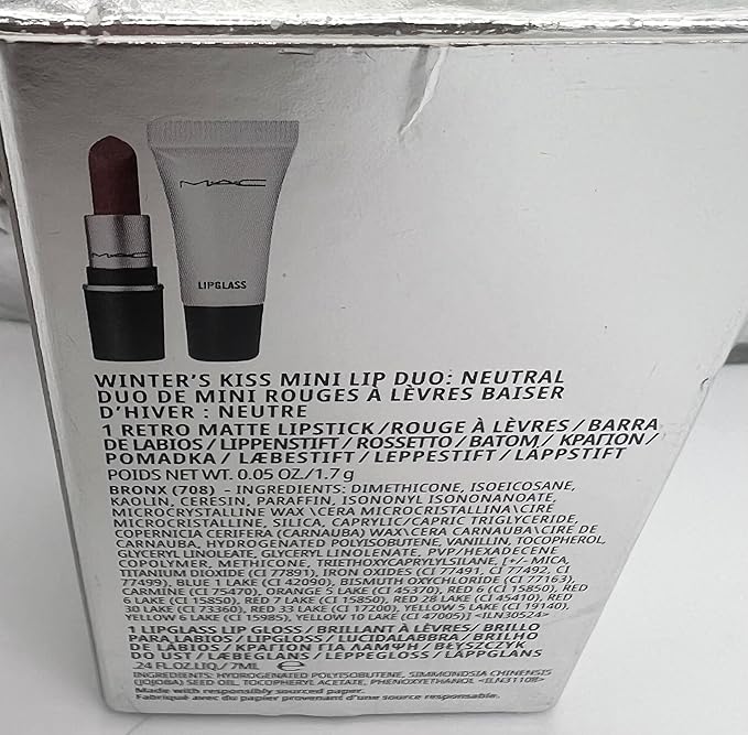 MAC Winters Kiss Mini Lip Duo - Neutral Lipglass