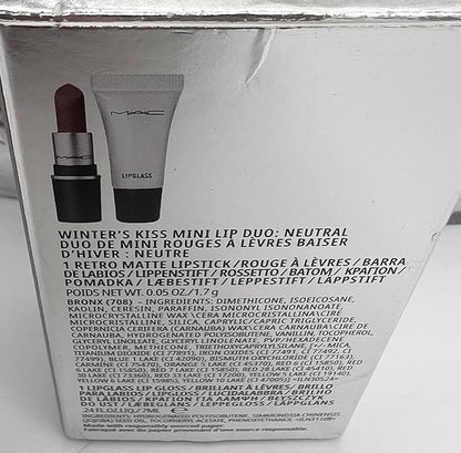 MAC Winters Kiss Mini Lip Duo - Neutral Lipglass
