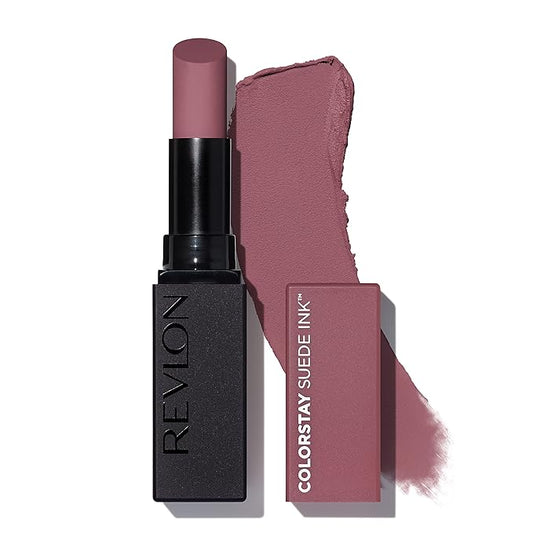 REVLON Lipstick, ColorStay Suede Ink, Built-in Primer, Infused Lipstick, 09 oz