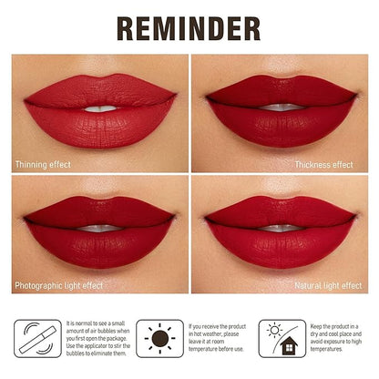 MAKI YIKA Dark Red Lipstick for Women Color Lipstick
