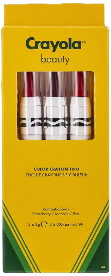 Crayola Beauty - Lip & Cheek Crayon Trio