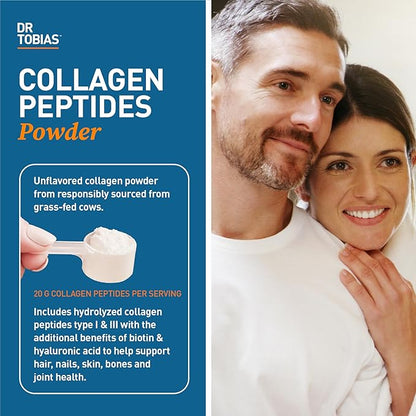 Dr. Tobias Vegan Omega 3 Algae Oil and Collagen Peptides Powder, Overall Health, Gut & Immune Support Plus Beauty & Vitality Bundle, Non-GMO