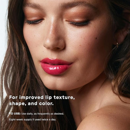 U Beauty The PLASMA Tinted Lip Compound Anti-Wrinkle & Anti-Aging Treatment - Shimmery Plumping Lip Gloss with Hyaluronic Acid, Shea Butter, Salicylic Acid & Peptides to Deeply Hydrate,Flush - 15 mL