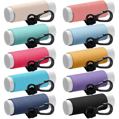 Sureio 10 Pack Lip Balm Holder Keychain Compact Gloss