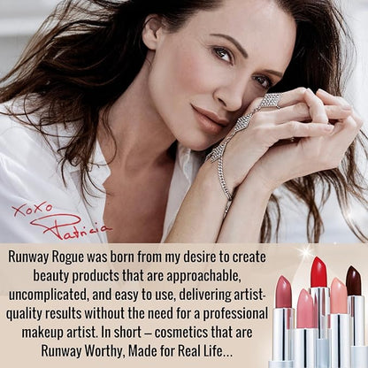 Runway Rogue 90s Vibe Lipstick, Moisturizing Matte Nude-Rose Rogue
