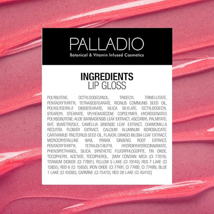 Palladio Herbal Lip Gloss, Crystal Diamond