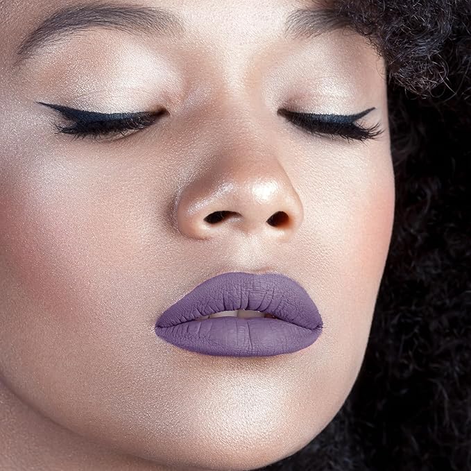 Mynena Periwinkle Long-Lasting Matte Liquid Lipstick | Intense Color, Smudge-Proof & Waterproof | Comfortable, Hydrating Shea Butter | Vegan & Cruelty-Free| Peri