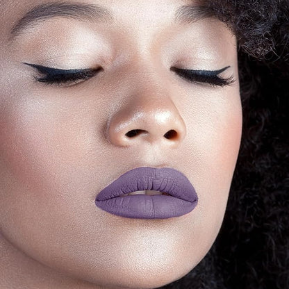 Mynena Periwinkle Long-Lasting Matte Liquid Lipstick | Intense Color, Smudge-Proof & Waterproof | Comfortable, Hydrating Shea Butter | Vegan & Cruelty-Free| Peri
