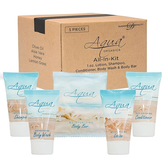 | Aqua Organics Hotel Soaps and 1oz