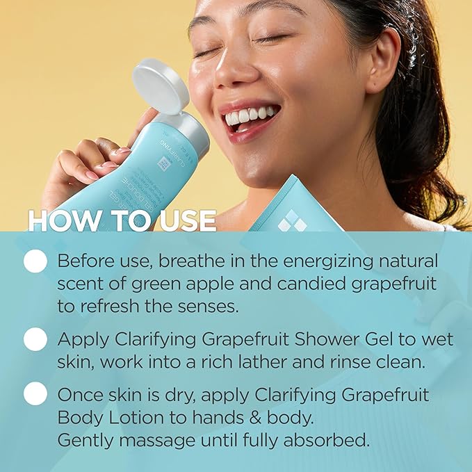 Andalou Naturals Body Lotion, Clarifying Grapefruit