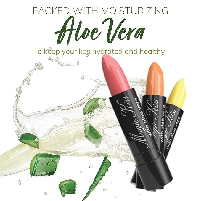 Magic Kiss Pack of 12 Color Changing Aloe Magic
