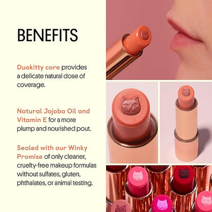 Winky Lux Purrfect Pout Lipstick, Semi Sheer Creamy