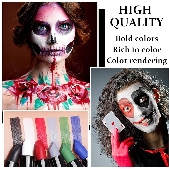 Eye Black Stick Red Face Body Paint Football