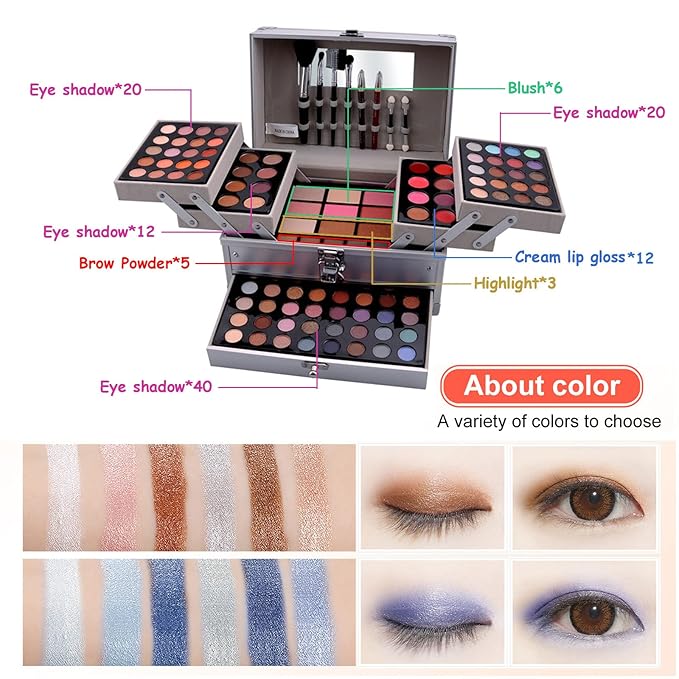 132 Colors All-in-one Makeup Palette Cosmetic Contouring Kit
