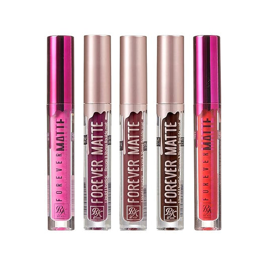 Ruby Kisses Forever Matte Liquid Lipstick 5 Pack RFML08&13&14&21&22