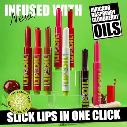 Red Lip Gloss Stick Moisturizing Lip Makeup Lip Plumper Gloss Lightweight Buildable Vegan Lipbalm Plumping Lipgloss For Women Girls Long-Lasting Dry Lip Care, 03#