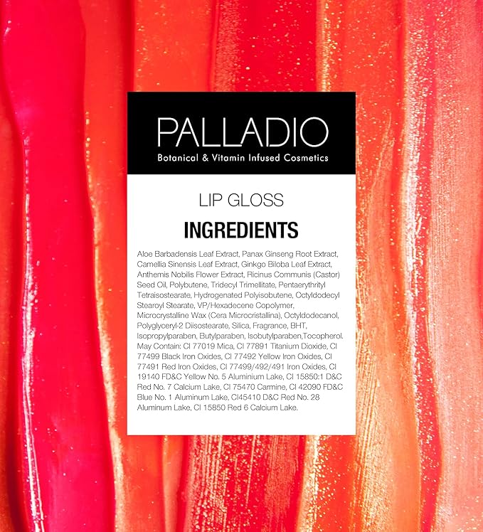 Palladio Lip Gloss, French Kiss