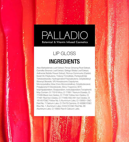 Palladio Lip Gloss, French Kiss