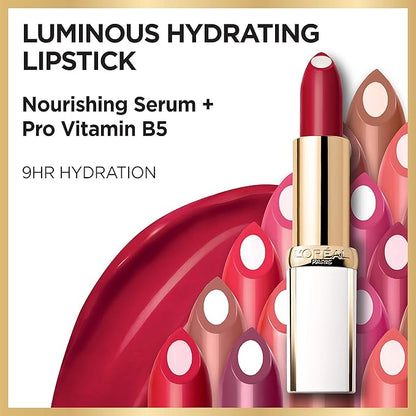 L'Oreal Paris Age Perfect Luminous Hydrating Lipstick, Sublime Red, 0.13 Ounce