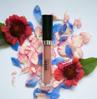 Aromi Matte Liquid Lipstick | Long Lasting, Waterproof, Sand Beige Lip Shade, Tan, Smudge + Transfer Proof, Gluten Free, Vegan Makeup (Caramel Nude)