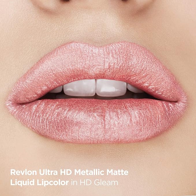 Revlon Ultra HD Metallic Matte Liquid Lipcolor, Liquid Glow