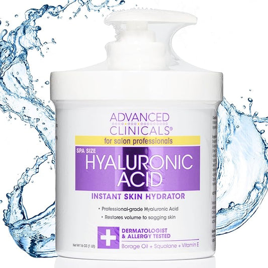 Advanced Clinicals Hyaluronic Acid Body Lotion Hydrating