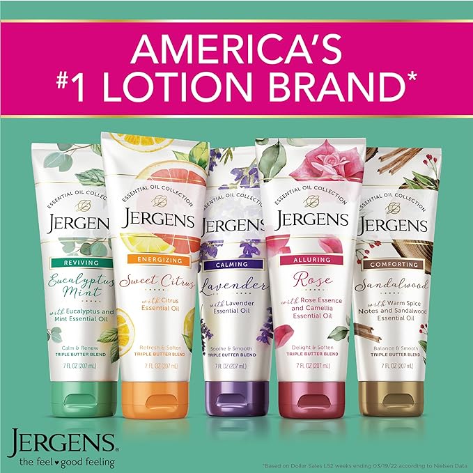 Jergens Eucalyptus Mint Body Butter, Infused